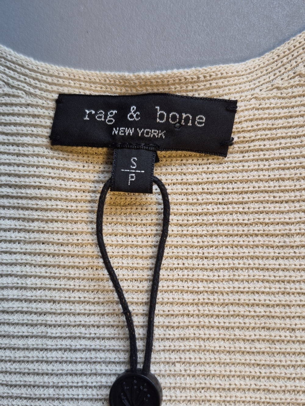 RAG & BONE Georgia Dress Beige Knit Maxi Dress Sleeveless Slits NWT $398 Sz S - Picture 13 of 16